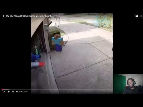 Video thumbnail: Mine Craft Steve edits slips and fall Edition