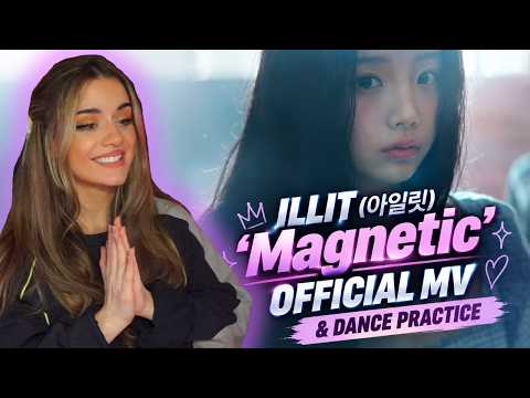Video thumbnail: THIS IS SO CATCHY! | ILLIT (아일릿) 'Magnetic' Official MV + Dance Practice Reaction.