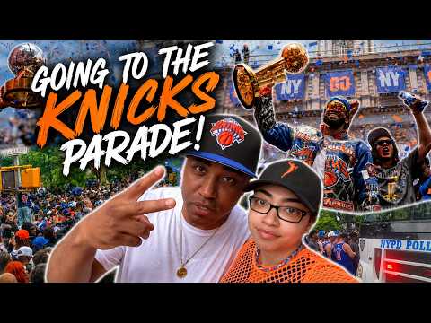 Video thumbnail: NY KNICKS CHAMPIONSHIP PARADE VLOG