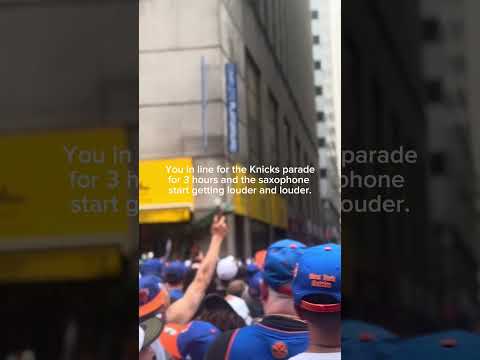 Video thumbnail: Stood there for 3 hours for no reason😒 #knicks #newyork #shorts #viral #nyc