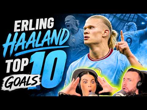 Video thumbnail: HE'S ALREADY BREAKING RECORDS?! Canadian Couple's First Time Reaction To Erling Haaland Top 10 Goals