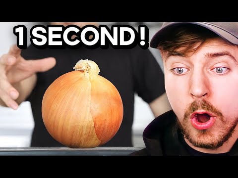 Video thumbnail: Fastest Onion Ever Eaten!