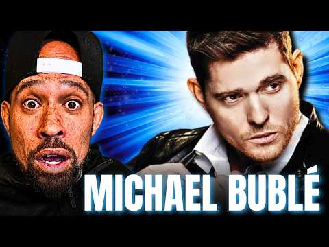 Video thumbnail: Rapper BLIND REACTION to Michael Bublé - Feeling Good! Okay James Bond,, I see you....