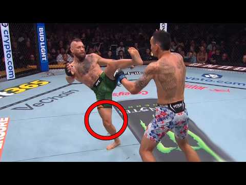 Video thumbnail: Conor McGregor Blows Out Knee in Seconds at UFC Return - Doctor Explains