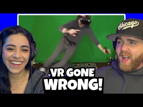 Video thumbnail: 12 MINUTES OF VR FAILS / WIPEOUTS! | THIS IS PURE COMEDY GOLD! | HOW DO THESE THINGS EXIST?!