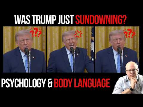 Video thumbnail: Trump SAVE Act Speech: Was He Sundowning? Psychology & Body Language