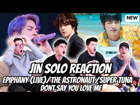 Video thumbnail: Americans FIRST Reaction to Jin Solo Epiphany Live, The Astronaut, Super Tuna, Dont Say You Love Me