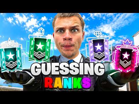 Video thumbnail: IMPOSSIBLE GUESSING RANKS (Rainbow Six Siege)