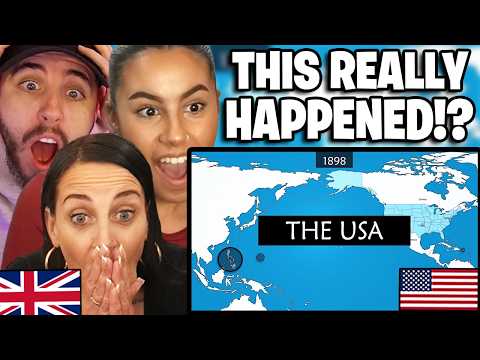 Video thumbnail: British Family Reacts to The United States of America - Summary on a Map!