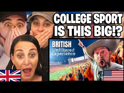 Video thumbnail: British Family Reacts to British People's First American SEC Football Game!