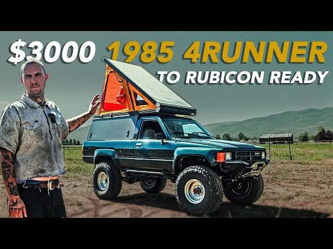 Video thumbnail: 1985 First Gen Toyota Runner Rubicon Build