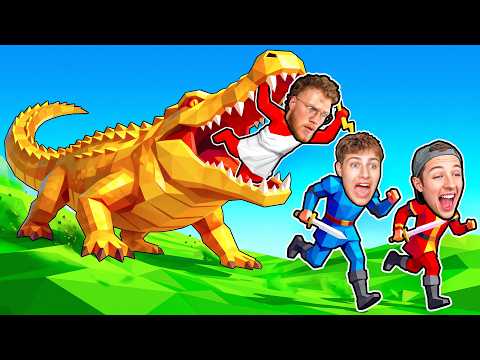Video thumbnail: 3 Gods Vs GIANT Crocodile God In TABS