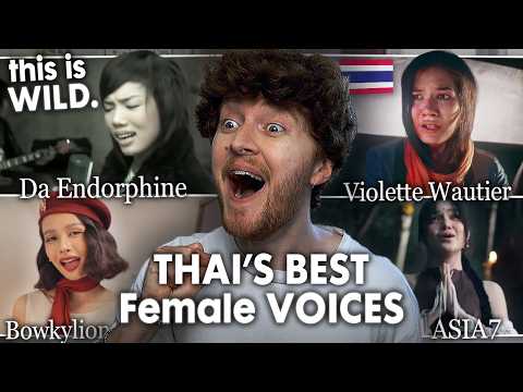 Video thumbnail: Best THAI Female SINGERS! (Da Endorphine, Violette Wautier, Bowkylion, ASIA7 | Reaction)