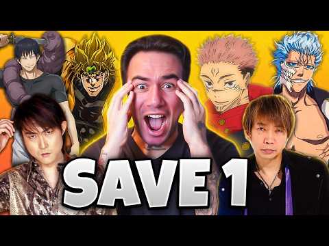Video thumbnail: SAVE 1 ANIME CHARACTER FOR EACH VOICE ACTOR!