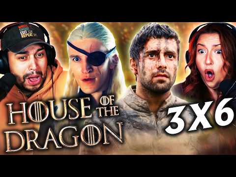 Video thumbnail: HOUSE OF THE DRAGON SEASON 3 EPISODE 6 REACTION – GAME OF THRONES PREQUEL SERIES – REVIEW
