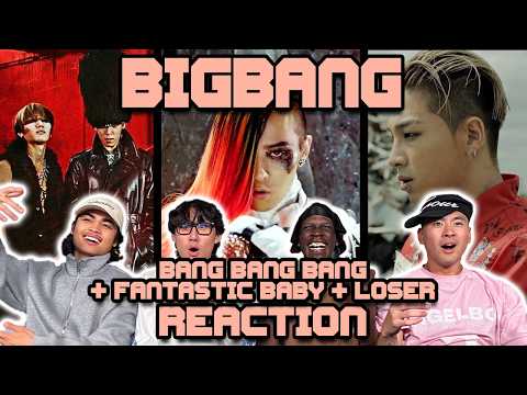 Video thumbnail: OUR FIRST TIME WATCHING BIGBANG | Bang Bang Bang + Fantastic Baby + Loser