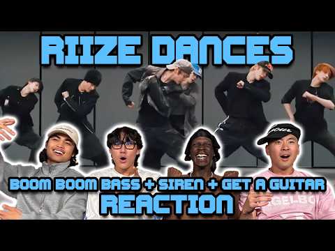Video thumbnail: OUR FIRST TIME WATCHING RIIZE | Boom Boom Bass + Siren + Get A Guitar Dance Practice