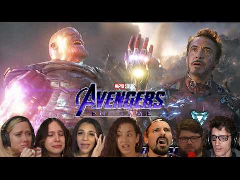 Video thumbnail: TOP "Avengers vs Thanos Part 2" REACTIONS | Avengers: End Game (2019) Reax to the Max