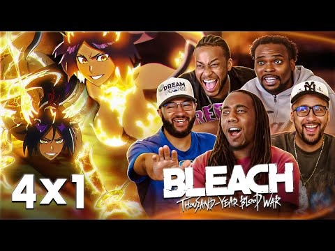 Video thumbnail: God of Thunder Yoruichi! Bleach Thousand Year Blood War 4x1 REACTION