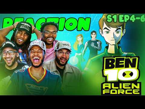 Video thumbnail: MORE NEW ALIENS! Ben 10 Alien Force S1 Ep.4-6 Reaction