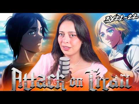 Video thumbnail: They Finally Saw The Sea... 😭 First Anime Reaction |Attack on Titan S3 Episodes 21-22