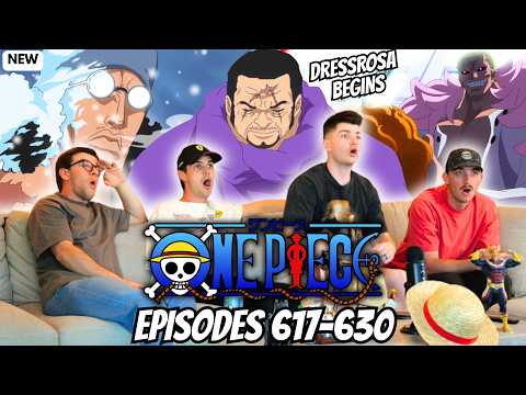 Video thumbnail: END OF PUNK HAZARD/DRESSROSA BEGINS...One Piece Episodes 617-630 | Reaction/Review