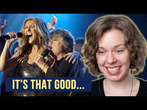 Video thumbnail: Céline Dion & Ginette Reno Sing "Un peu plus haut, Un peu plus loin" | Vocal Analysis & Reaction