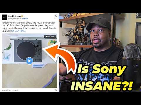 Video thumbnail: After KILLING Physical Games, Sony Advertises Vinyl Record Turntable!