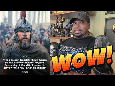 Video thumbnail: Emily Wilson TRASHES Christopher Nolan's The Odyssey, Calling the Writing ABYSMAL!