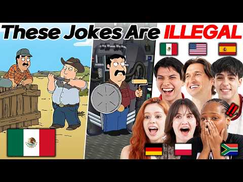 Video thumbnail: People React To Family Guy's OFFENSIVE Mexico Jokes | World Crew Reaction