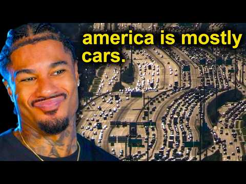 Video thumbnail: America is mostly cars and parking lots.