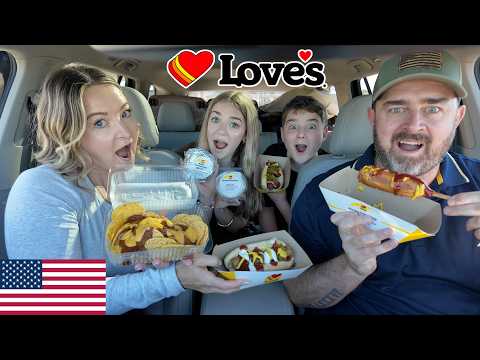 Video thumbnail: New Zealand Family try an American Gas Station meal for the first time! (AMERICA HAS CHEESE ON TAP?)