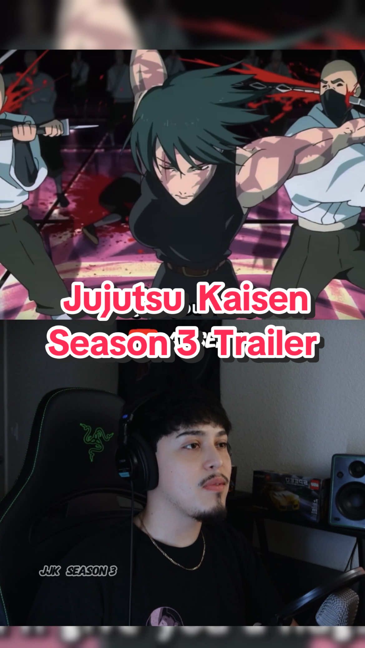 Video thumbnail: Jujutsu Kaisen Season 3 Trailer Reaction